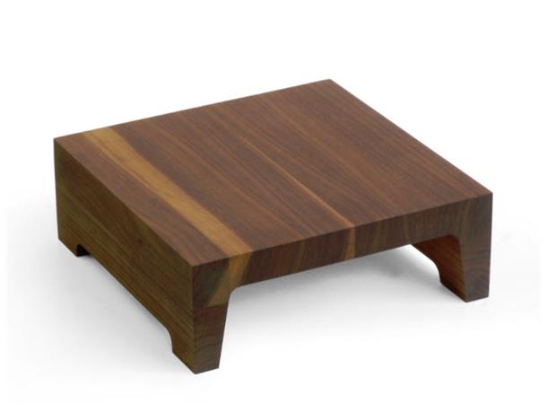 Buffetblokk M 325x325x115mm Valnøtt Heltre - Næringsmiddelgodkjent